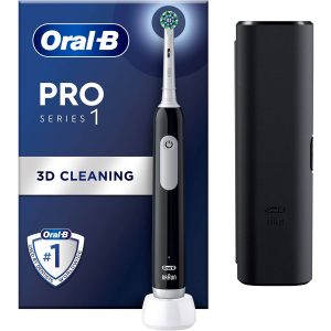 Oral-B Elektrisk tandbørste Oral-B Pro1 Black + TC